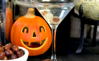 Cocktail Onion & Kalamata Olive Eyeball