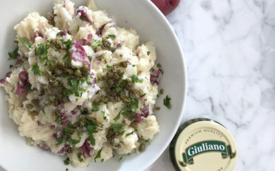 Rustic Mashed Red Potatoes With Capers