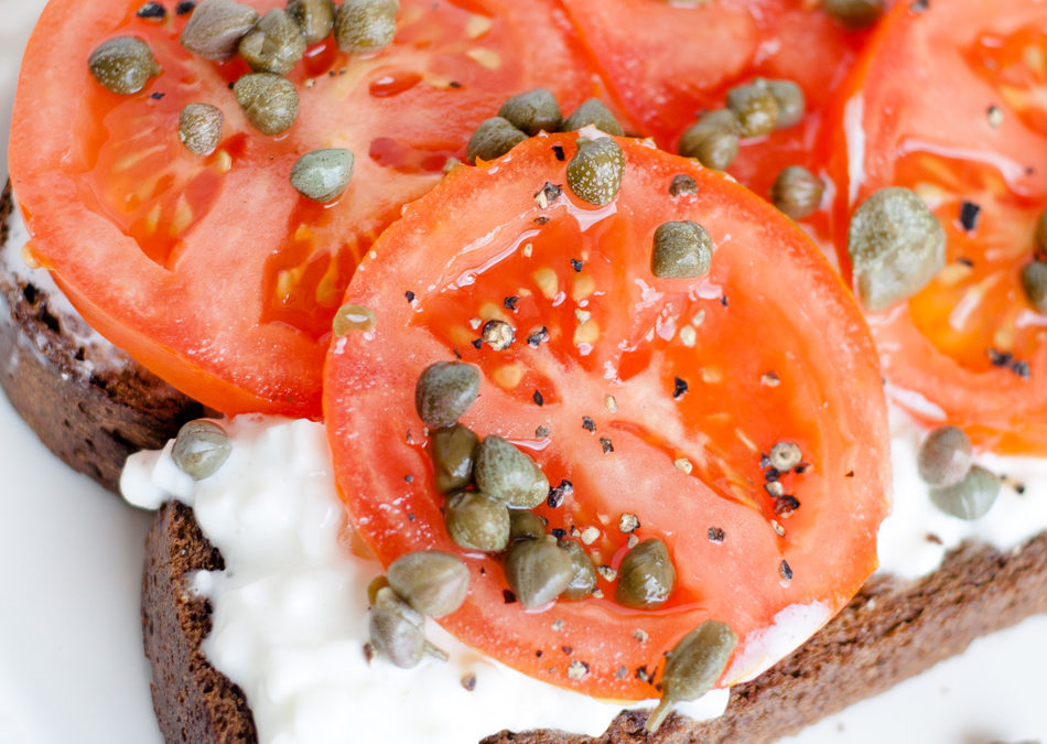 Tomato Caper Toast