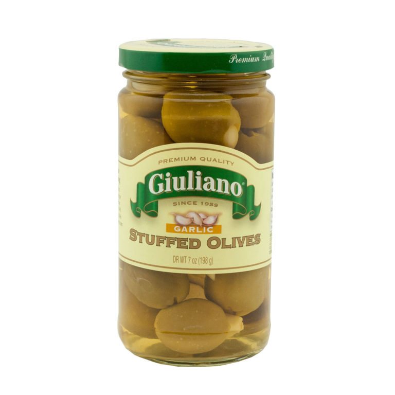 Giuliano Martini Pimento Stuffed Olives, Case Giuliano Peppers