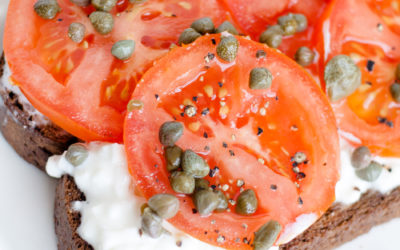 Tomato Caper Toast